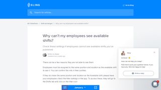 
                            13. Why can't my employees see available shifts? | Sling Help Center