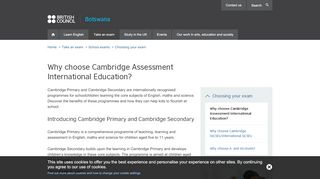 
                            10. Why choose Cambridge Assessment International ...