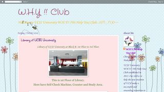 
                            6. W.H.Y !! Club: Library of UCSI University