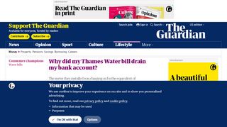 
                            11. Why did my Thames Water bill drain my bank account? | Money | The ...