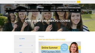 
                            10. Why do an Online CPD Course - Hibernia College