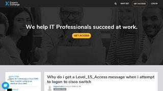 
                            4. Why do i get a Level_15_Access message when i attempt to logon to ...