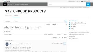
                            1. Why do I have to login to use? - Autodesk Community- SketchBook ...