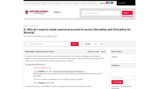 
                            13. Why do I need to create a personal account to access ClinicalKey ...