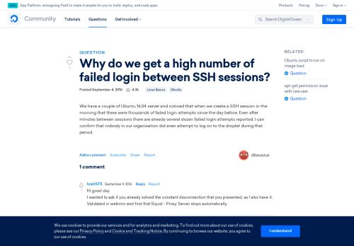 
                            13. Why do we get a high number of failed login between SSH sessions ...
