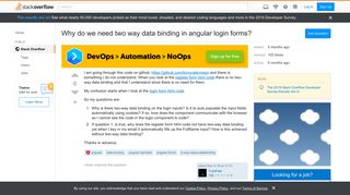 
                            12. Why do we need two way data binding in angular login forms ...