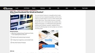 
                            10. Why Does Facebook Not Work in Firefox? | Chron.com
