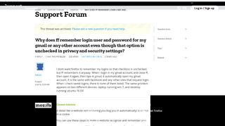
                            3. Why does ff remember login user and password for my gmail or any ...