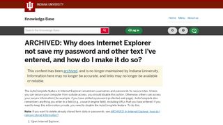 
                            6. Why does Internet Explorer not save my password and other text I've ...