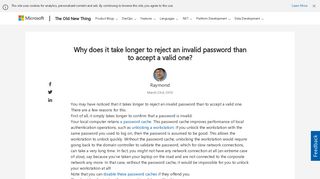 
                            2. Why does it take longer to reject an invalid password than to accept a ...