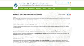 
                            10. Why does my online credit card payment fail? | International Society ...