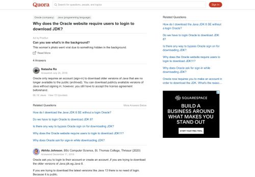 
                            5. Why does the Oracle website require users to login to download JDK ...