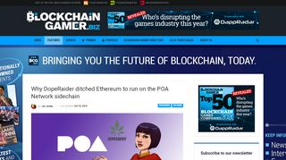 
                            13. Why DopeRaider ditched Ethereum to run on the POA Network ...