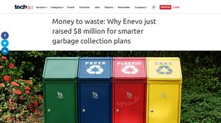 
                            11. Why Enevo just raised $8m for smarter waste collection - Tech.eu