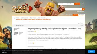 
                            4. Why Everytime i log in to my Saved Supercell ID it requests a ...