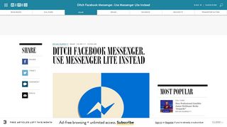 
                            12. Why Facebook Users Should Download Messenger Lite Instead of ...