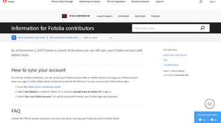 
                            9. Why Fotolia contributors should join Adobe Stock - Adobe Help Center