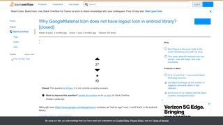 
                            6. Why GoogleMaterial.Icon does not have logout Icon in android ...