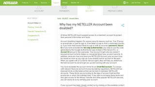 
                            9. Why has my NETELLER Account been disabled?