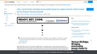 
                            10. why i cannot login windows azure portal using my custom domain ...