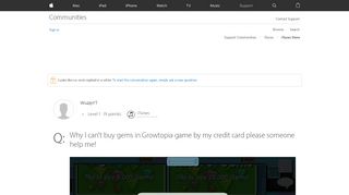 
                            8. Why I can't buy gems in Growtopia game by… - Apple Community