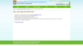 
                            11. Why I can't login the HKU Portal? | Information Technology Services ...