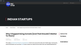 
                            6. Why I Stopped Using Zomato (And That Shouldn't Matter To Them)