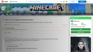 
                            8. Why is 1.7.10 so popular for Minecraft mods? : Minecraft - Reddit