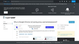 
                            2. Why is Google Chrome not saving proxy username/password? - Super User