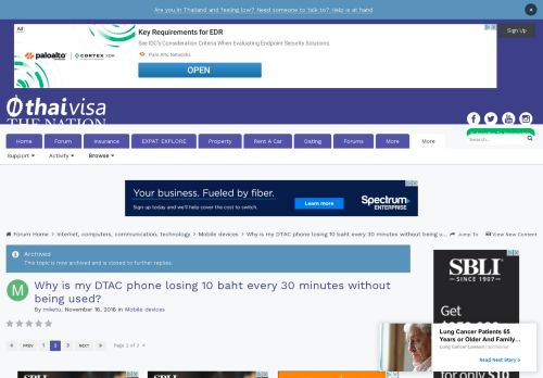 
                            10. Why is my DTAC phone losing 10 baht every 30 minutes without being used? - ThaiVIsa