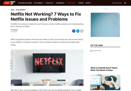 
                            6. Why Is My Netflix Not Working and How Do I Fix It? - MakeUseOf