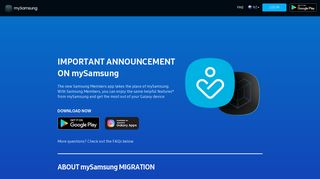 
                            9. Why is mySamsung moving to Samsung Members - Samsung Apps