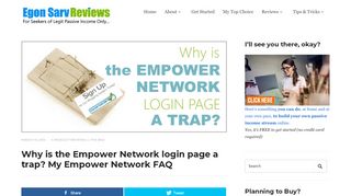
                            6. Why is the Empower Network login page a trap? My Empower ...