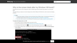 
                            8. Why is the screen black after my Windows VM boots? | Skytap help ...