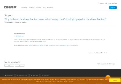 
                            13. Why is there database backup error when using the Odoo login page ...