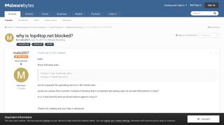 
                            8. why is top4top.net blocked? - Website Blocking - Malwarebytes Forums