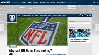 
                            10. Why isn't NFL Game Pass working? - FanSided