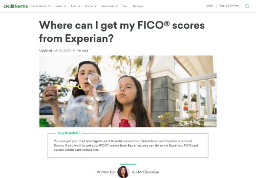 
                            10. why isn't there an Experian credit report? | Credit Karma