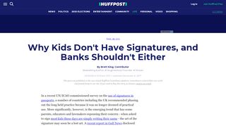 
                            10. Why Kids Don't Have Signatures, and Banks Shouldn't Either ...