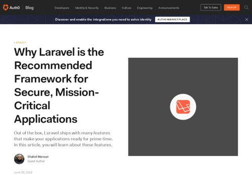 
                            7. Why Laravel is the Recommended Framework for Secure, Mission ...
