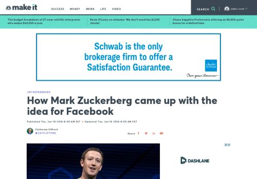 
                            13. Why Mark Zuckerberg started Facebook - CNBC.com