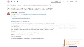 
                            5. Why must i login with my windows account to view technet? - What the ...