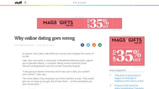 
                            12. Why online dating goes wrong | Stuff.co.nz