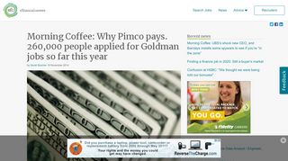 
                            7. Why Pimco pays. 260000 people applied for Goldman Sachs jobs ...