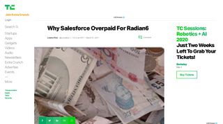
                            13. Why Salesforce Overpaid For Radian6 | TechCrunch