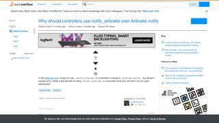 
                            11. Why should controllers use notify_airbrake over Airbrake.notify ...