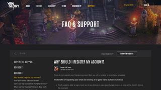 
                            5. Why should I register my account? – Super Evil Support