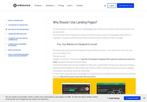 
                            13. Why Should I Use Landing Pages? - Unbounce