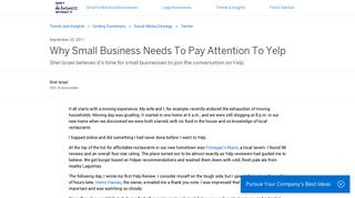 
                            7. Why Small Business Needs To Pay Attention To Yelp