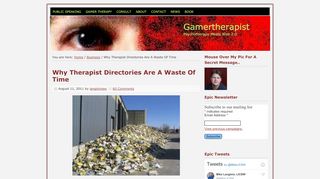 
                            11. Why Therapist Directories Are A Waste Of Time - Gamertherapist